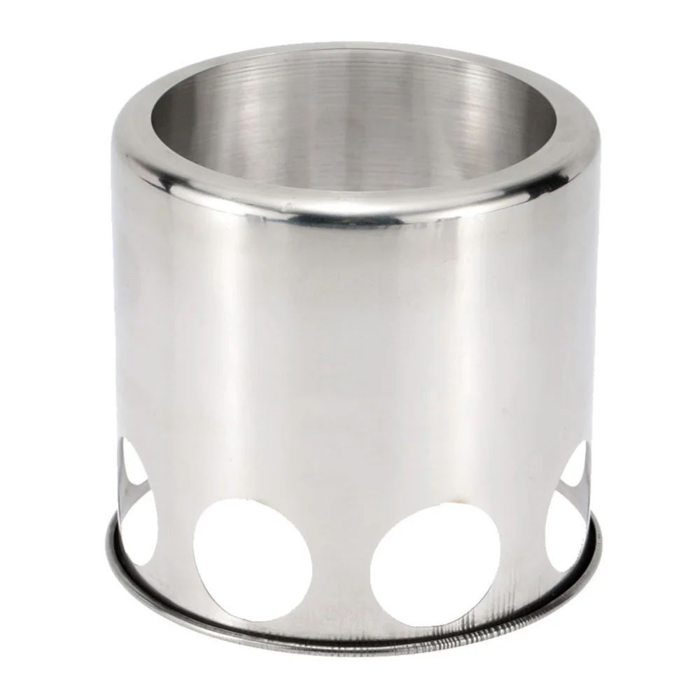 

Portable Stainless Steel Burning Camping Stove Support Detachable Stove for Outdoor Cooking
