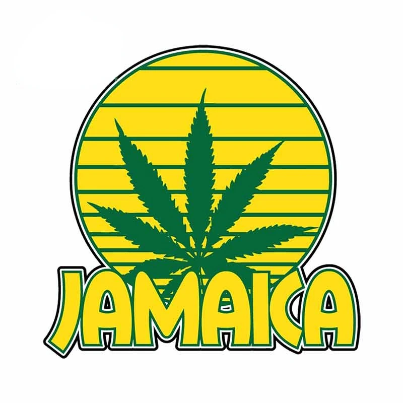 

Jamaica Stoner Things Creative Graffiti Car Sticker Camper Waterproof Vinyl Material Scratch-Proof Exterior Decals PVC13x13cm