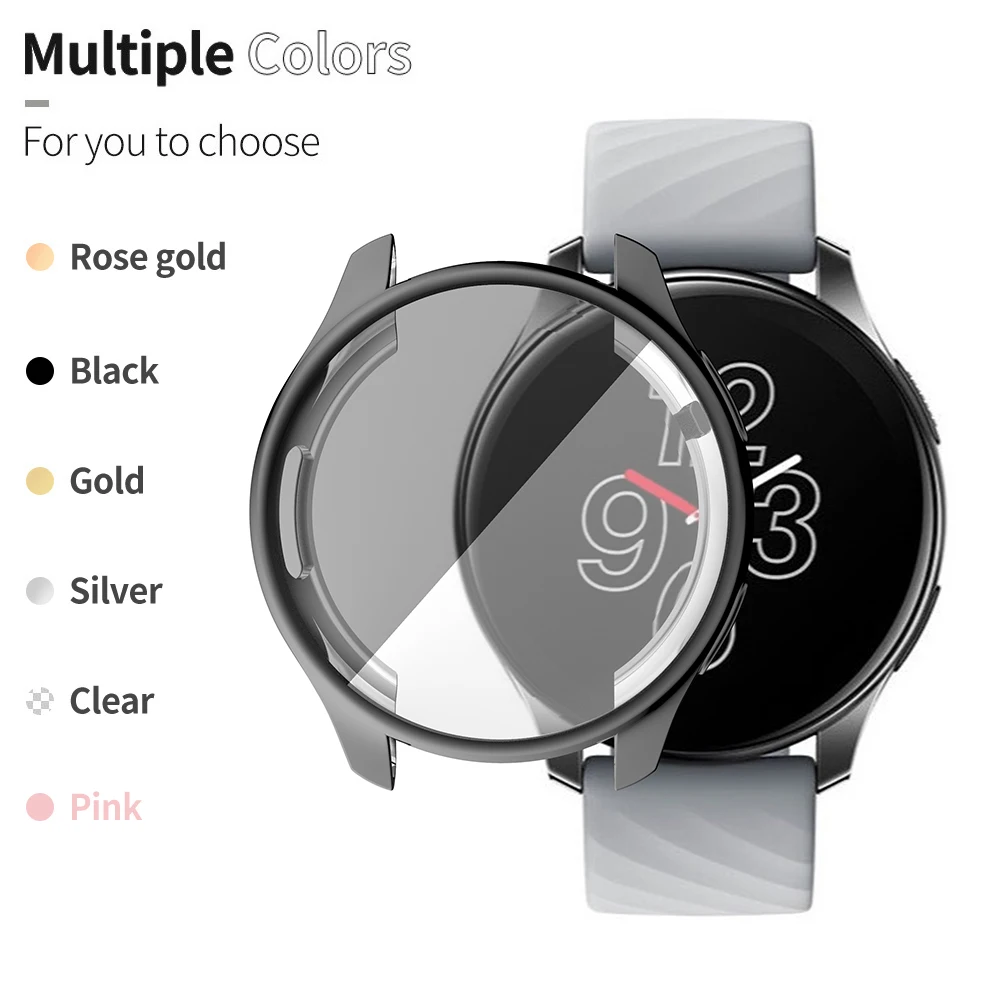 New Arrival Soft Screen Protector Cover for Oneplus Watch Case TPU Bumper for One Plus Smartwatch Shell Sport Slim Accessories