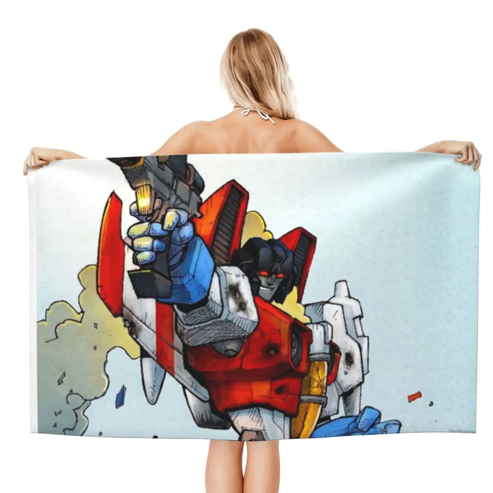 Быстросохнущие пляжные банное полотенце из микрофибры полотенца Decepticon Autobot Megatron