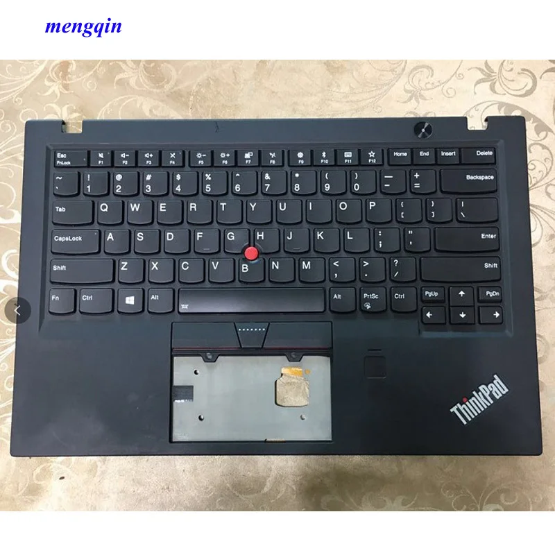 Barato Nuevo Original Para Lenovo ThinkPad X1 Carbon 5th 2017 Palmrest Teclado Bisel Cubierta Superior Teclado Retroiluminado