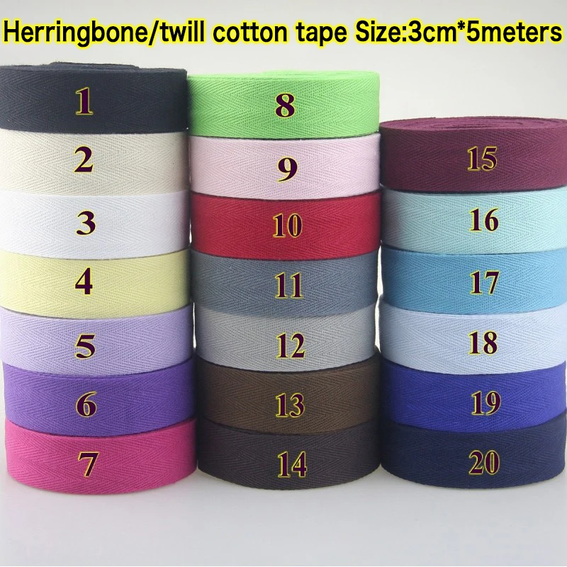 Бесплатная доставка холщовая лента в елочку/искусственное дерево размер: 3 см 5