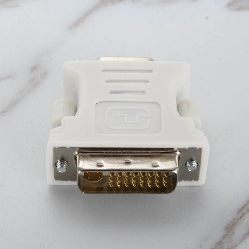 DVI I Dual Link24 + 5 Male к HD 15 Pin VGA SVGA Female видеокарта монитор ЖК конвертер адаптер SP99|Кабели