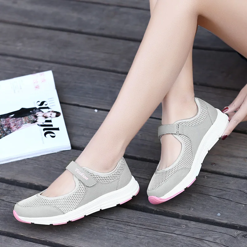 

Woman ballet shoes casual sneakers summer mesh flats female daily clssic breathable shoes women sneakers
