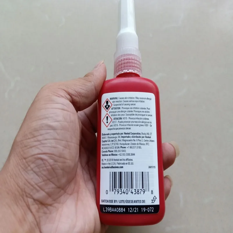 US loctite 243 клеевой винт для фиксации клеевого болта обслуживания двигателя