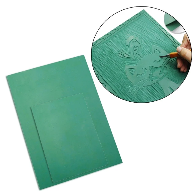 1 Set Rubber Stamp Carving Kit - RUBBER STAMP BLOCKS, CARVING