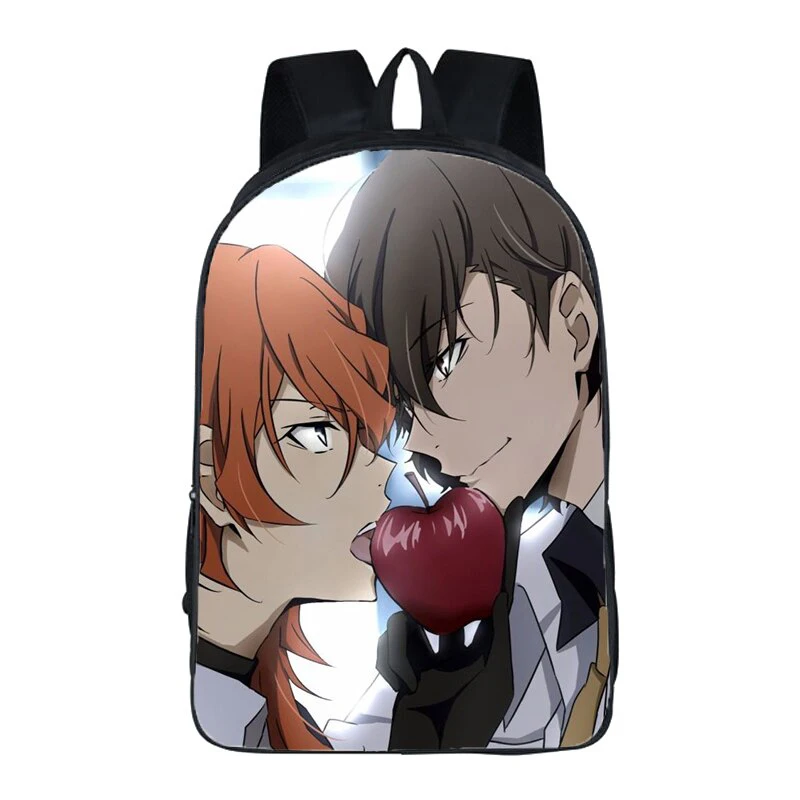 Рюкзак для девочек и мальчиков школьный рюкзак в стиле аниме с рисунком бродячих