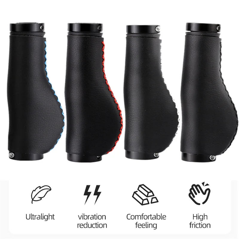 Наконечники для руля горного велосипеда 1 пара алюминиевый замок нескользящая