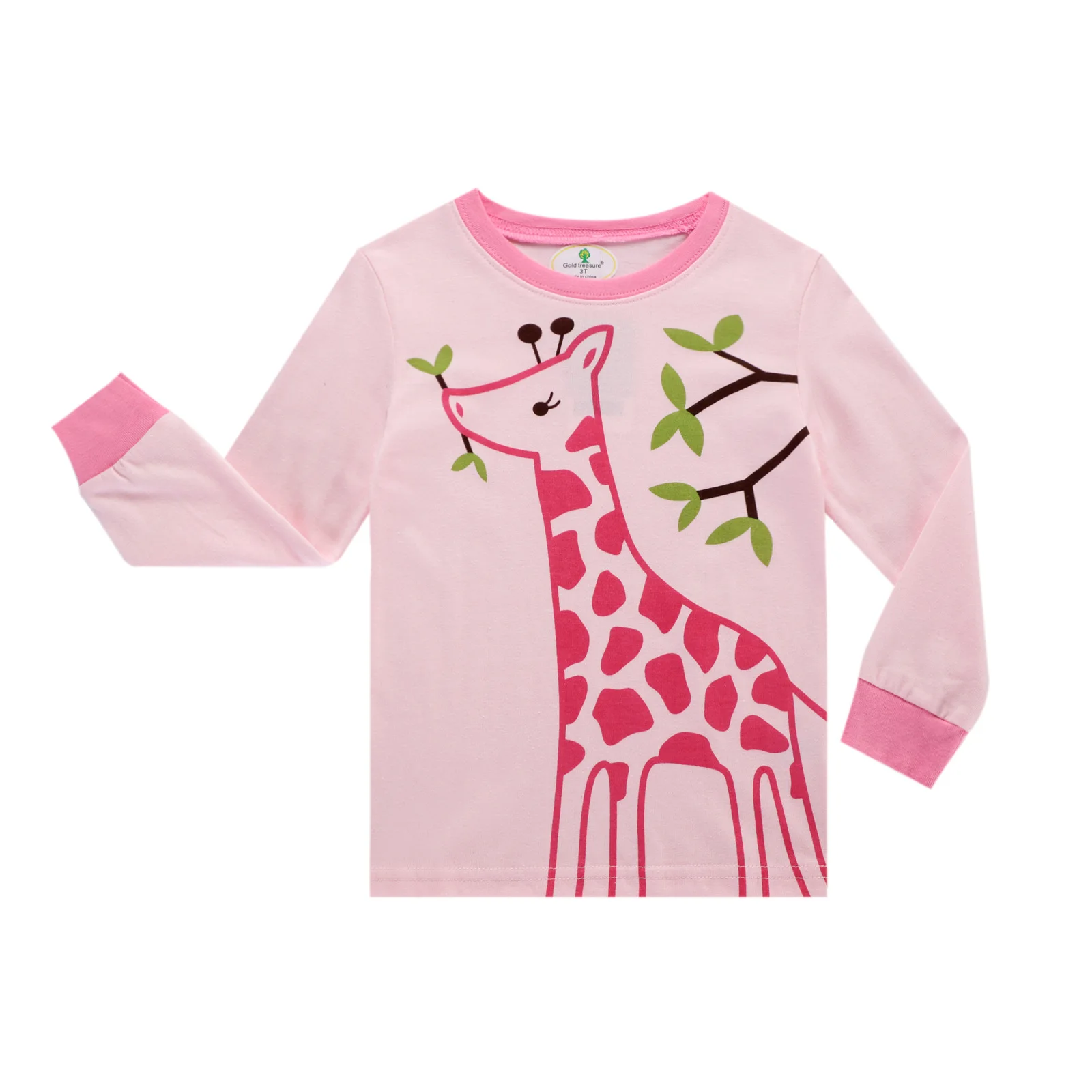 El vendedor de los ni&ntilde;os trajes de beb&eacute; ni&ntilde;as ropa de dormir oto&ntilde;o ni&ntilde;o ch&aacute;ndal de dibujos animados camiseta + Pantalones 2 unids/set ni&ntilde;os ch&aacute;ndales 2-7T-2