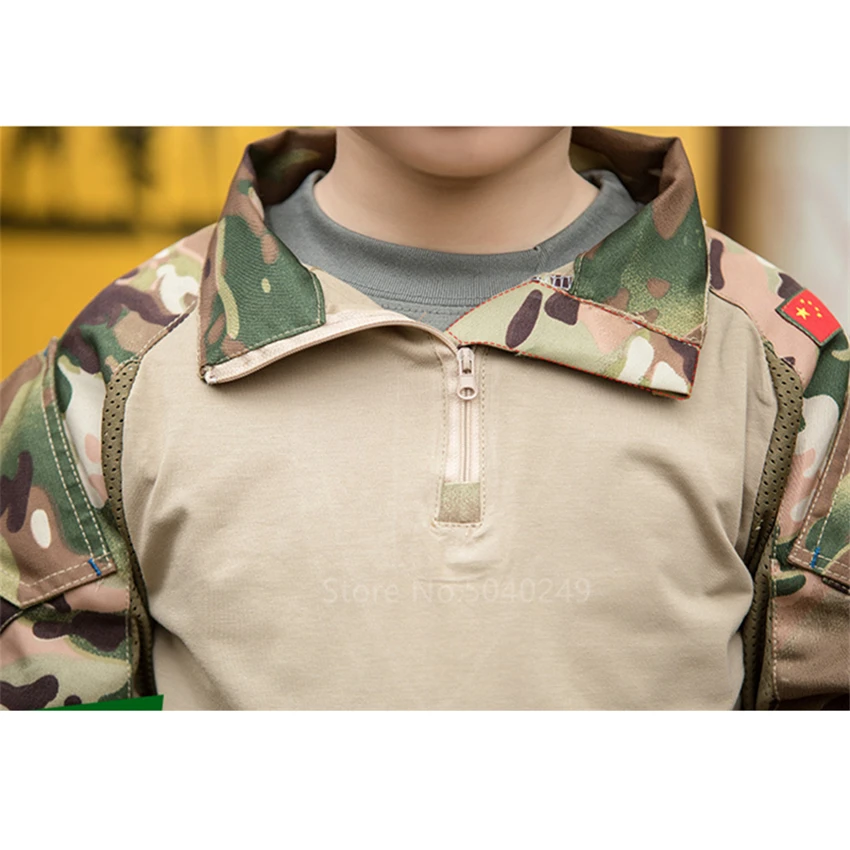 

Tactical Frog Military Uniform Men Us Army CP Camouflage Outdoors Combat Proven Shirts Kids Adult Special Forces Airsoft Clothes
