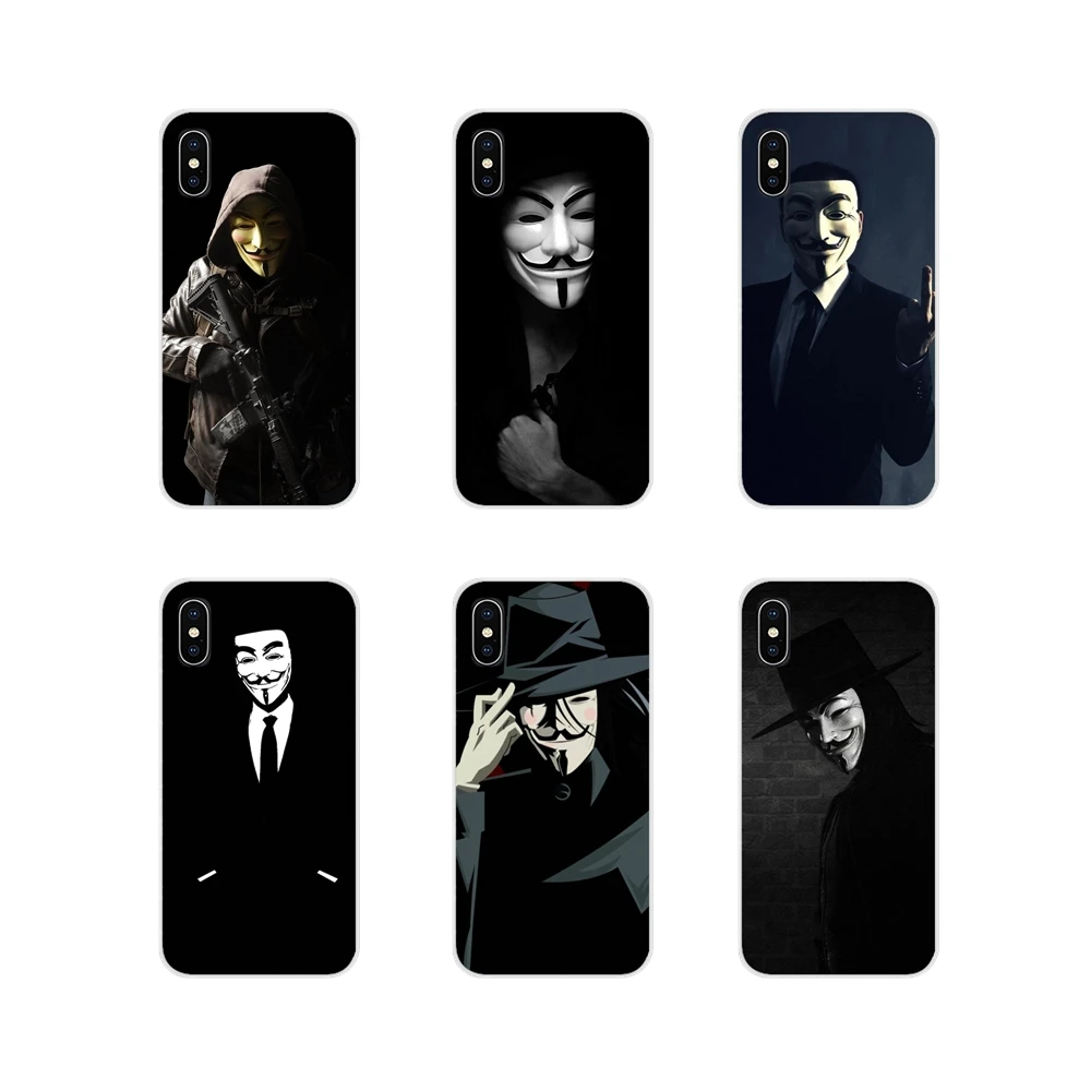 Для Xiaomi Redmi 4A S2 Note 3 3S 4 4X5 Plus 6 7 6A Pro Pocophone F1 V для Vendetta Mask аксессуары чехлы