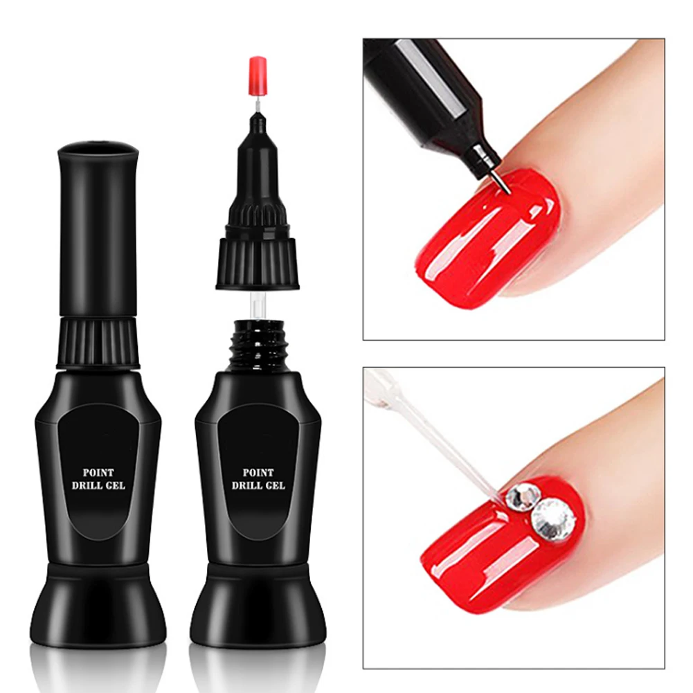 

Nail Stick Glue Hot Gel Nail Polish Nail Art Rhinestones DIY Gel Glue UV Adhesives Sticky Crystal Gems Diamond Decor Nail Glue