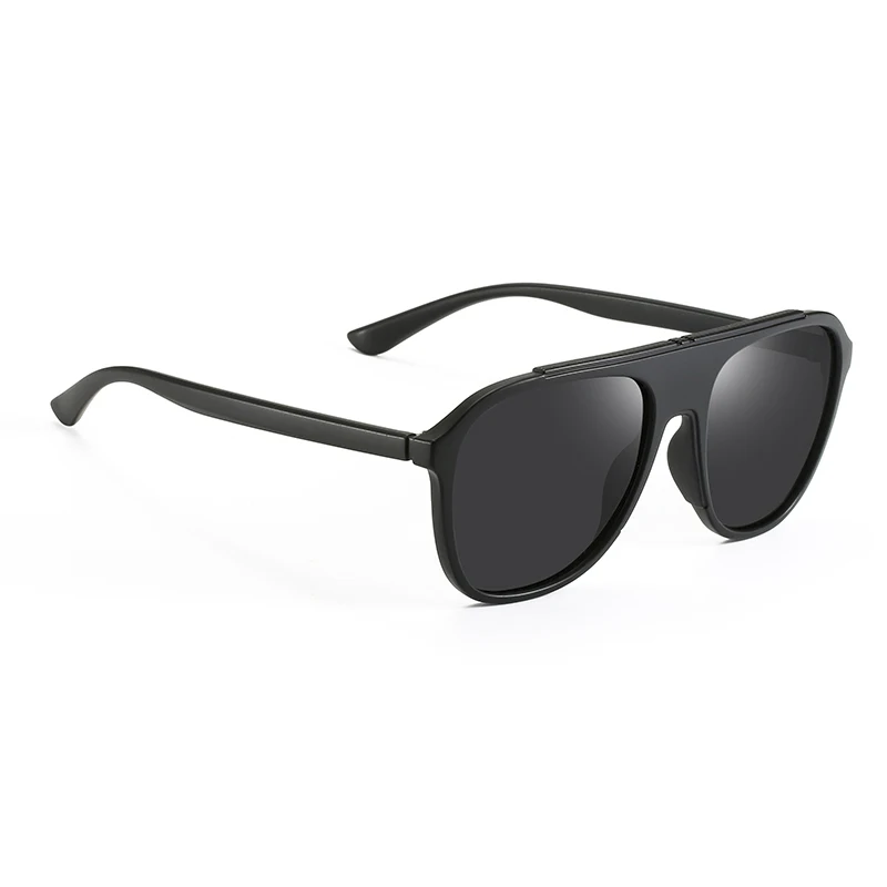 C1Black AOFLY, фирменный дизайн, солнцезащитные очки пилота, мужские, поляризационные,, для вождения, модные, TR90, оправа, для рыбалки, солнцезащитные очки, мужские, zonnebril heren, UV400 - Цвет линз: C1Black