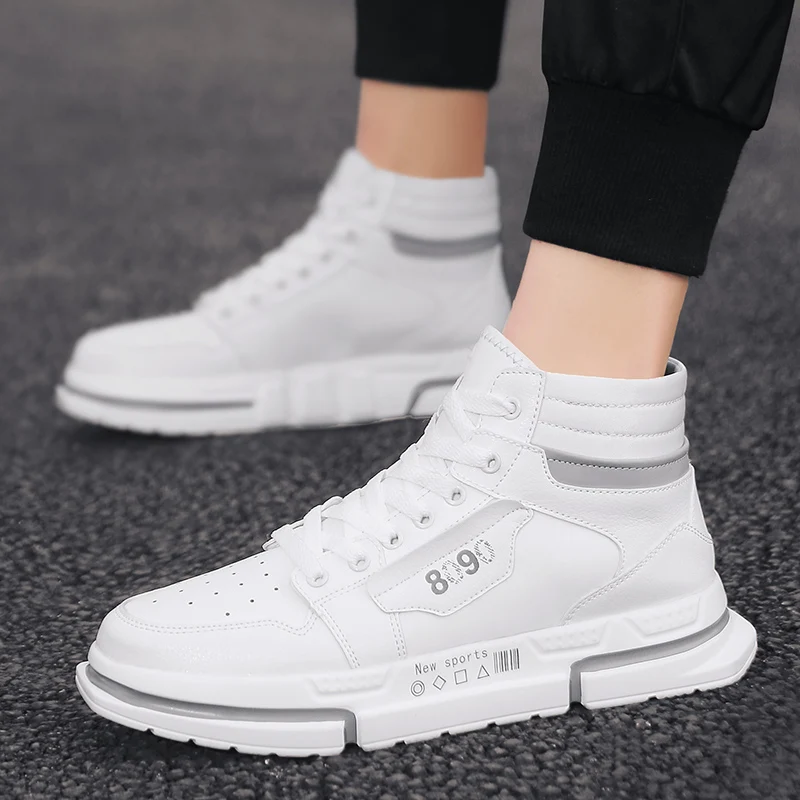 Мужские кроссовки визуально увеличивающие рост спортивные дышащие Zapatillas Hombre