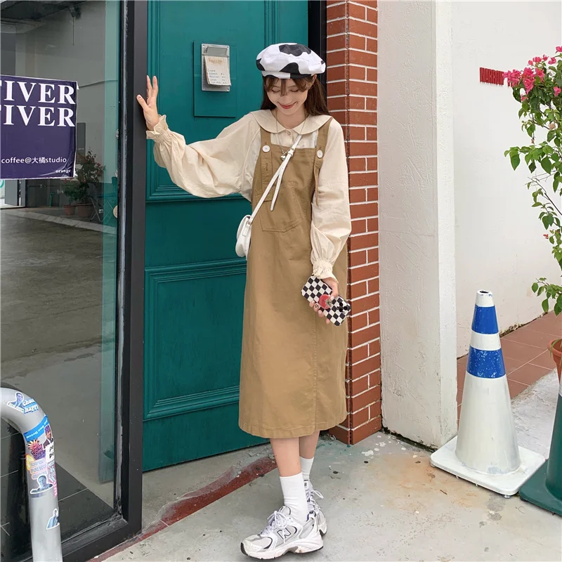 Новинка художественный кукольный воротник рубашка с длинным рукавом ширина |