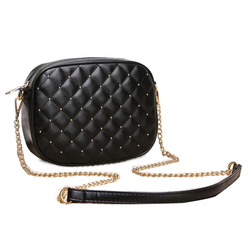 

Hot Sale Women Messenger Bags Brand Designer Shoulder Bags Rivet Chain Strap Crossbody Bags For Women Bolas Feminina