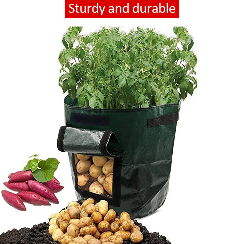 

DIY Potato Grow Planter PE Cloth Planting Container Bag Vegetable gardening jardineria Thicken Garden Pot Planting Grow Bag