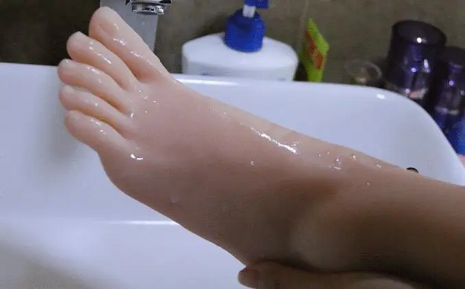 23 см настоящий женский манекен для ног силиконовая фотография шелковые чулки