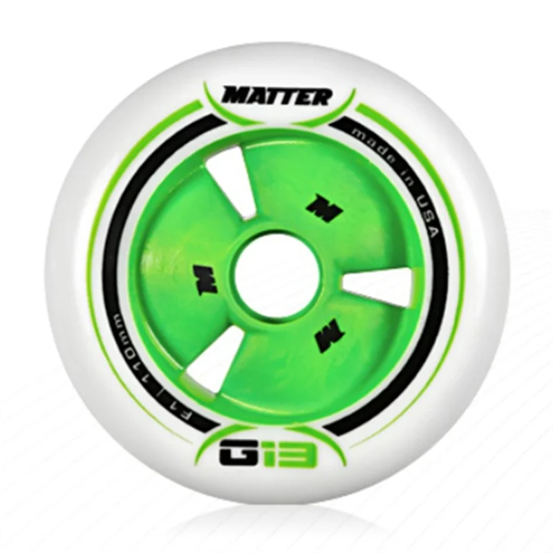 MATTER Gi3 speed skating wheel with F1 86A G13 professional inline race ruedas 90 100 110mm roller tyre using 608 bearing | Спорт и