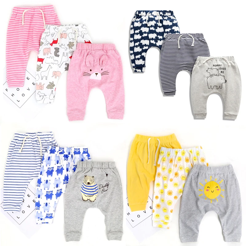 

3 шт./комплект, детские шаровары из 100% хлопка