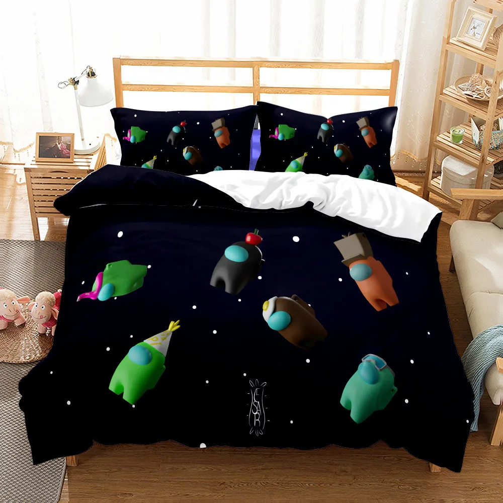 Juego de fundas de edred&oacute;n para ni&ntilde;os, ropa de cama individual, Queen, US Twin, King Size, UK-1