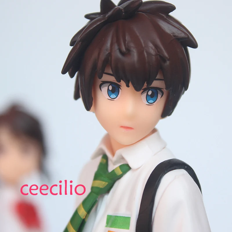 Японское аниме ваше имя Taki Tachibana Mitsuha Miyamizu ПВХ фигурка модель игрушки|model toy|japanese