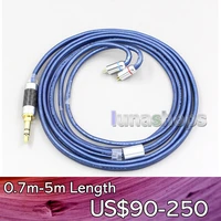 ln006795 high definition 99 pure silver earphone cable for 0 78mm flat step jh audio jh16 pro jh11 pro 5 6 7 ba custom