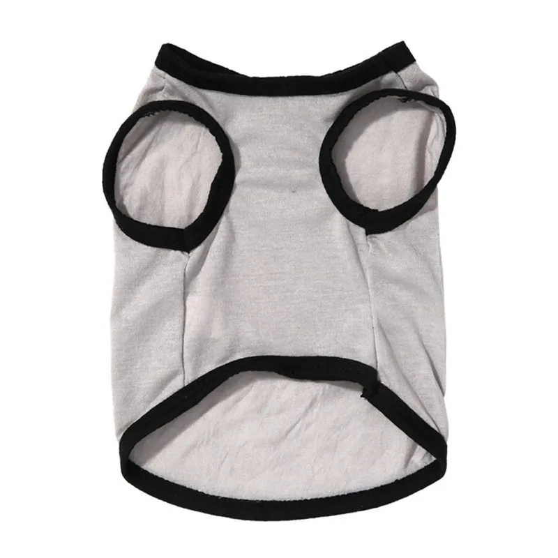 Одежда для собак с рисунком очков Тонкая хлопковая дышащая жилетка без рукавов