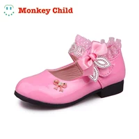 girls princess shoes 2022 new fashion patent leather wedding shoes white children mary janes shoes big girls dance fairy lady
