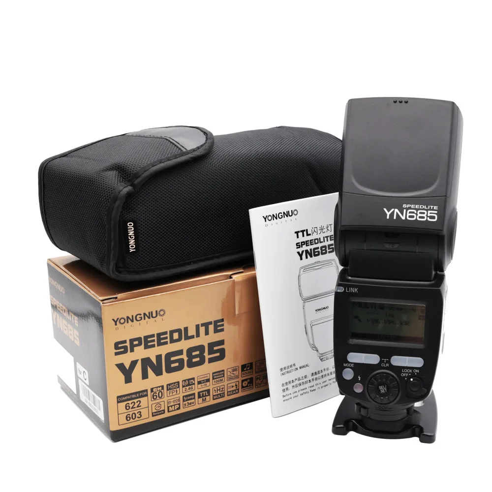 YONGNUO YN685 YN 685 C N YN685C Беспроводная вспышка Speedlite 2 4G HSS ttl i для камеры Canon Nikon D750 D810 D7200 D610