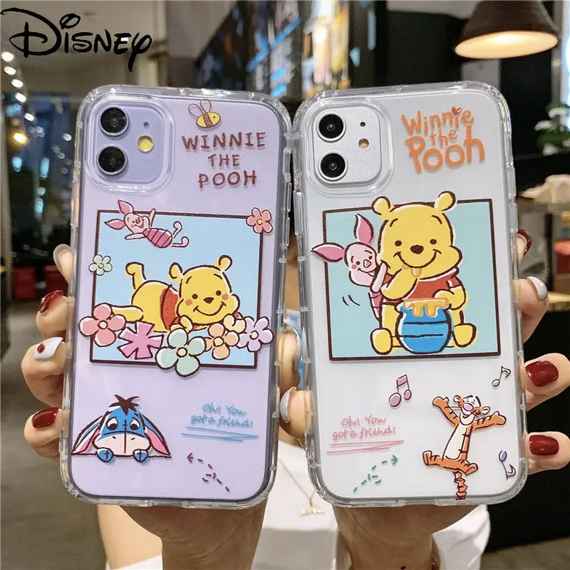 

Disney Winnie the pooh Case for iPhone13/13Pro/13Promax/X/XR/XS/XSMAX/11/12Pro/12mini/6S/7/8P Soft Case Phone Case Cover