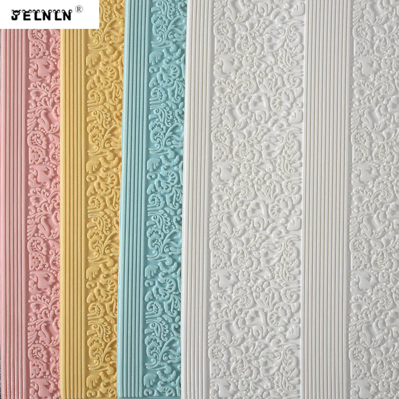 Роскошные 3d Трехмерные настенные Стикеры для спальни водонепроницаемые обои