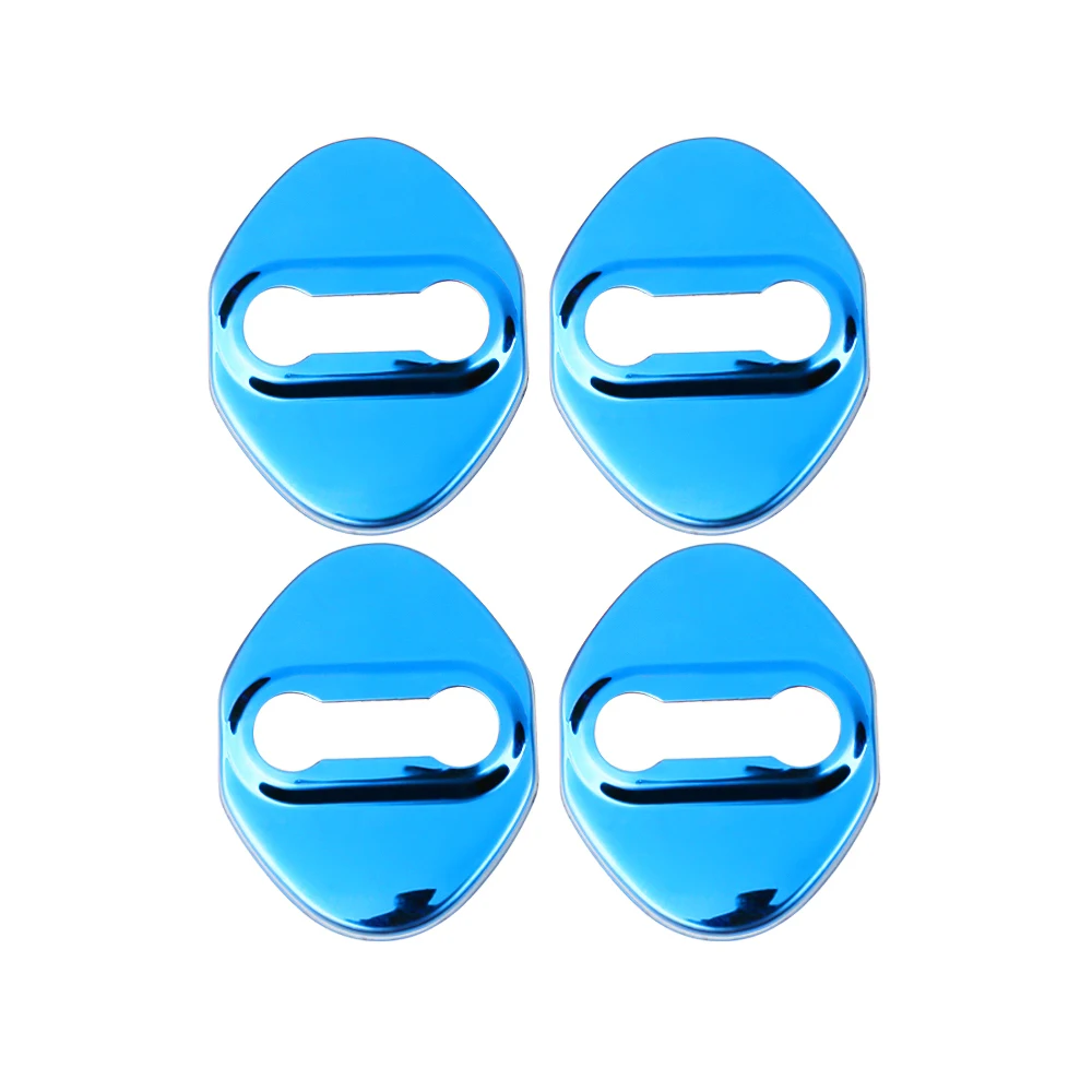 1 комплект 10 шт./набор Нержавеющая сталь крышка дверного замка автомобиля