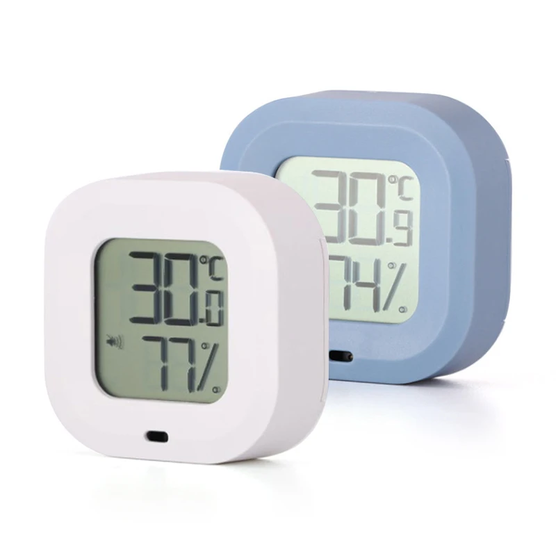 

2021 Wireless Bluetooth Thermometer Hygrometer 2 LCD Screen Digital Temperature Humidity High Precision Smart Sensor App Control