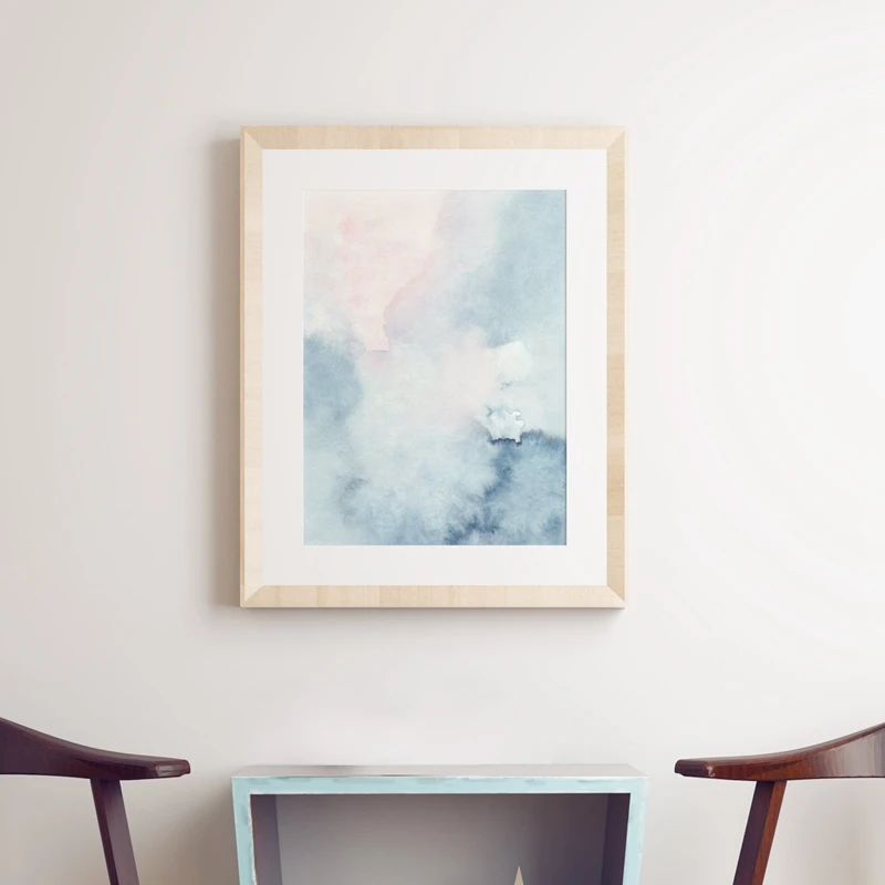 Абстрактное художественное полотно Современная Настенная картина акварельная