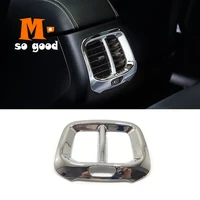 2014 16 17 2018 for jeep cherokee kl car abs chrome rear air conditioner outlet ac vent frame panel cover trim accessories 1pcs