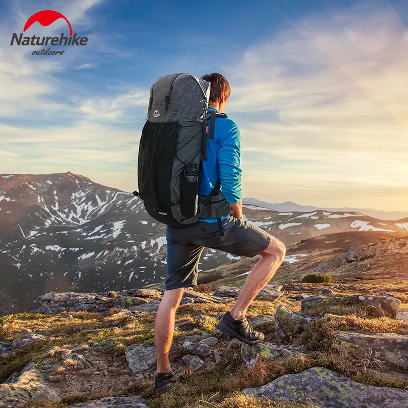 Goede Naturehike 2020 Nieuwe Outdoor Klimmen Tas Grote Capaciteit Reizen Camping Wandelen Rugzak 60 + 5L Lichtgewicht Trekking Rugzak
