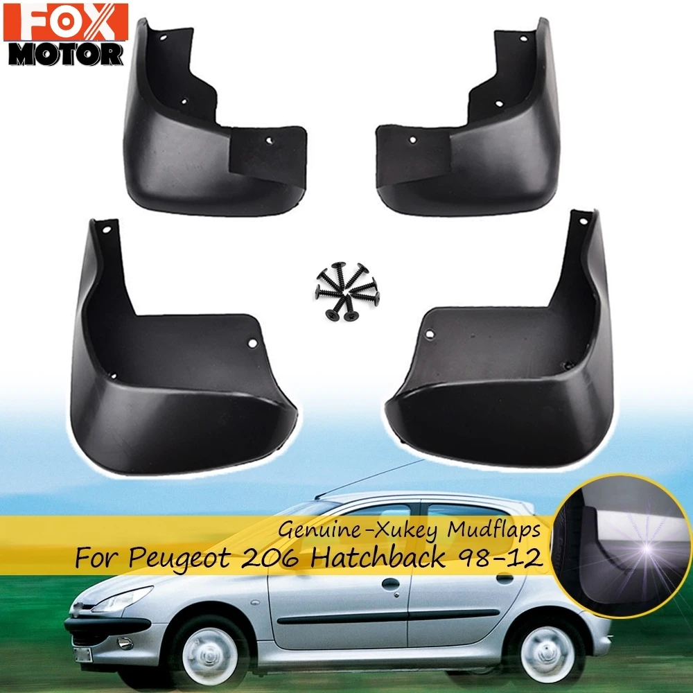 Набор автомобильных брызговиков для Peugeot 206 хэтчбек 98 12 брызговики Брызговики
