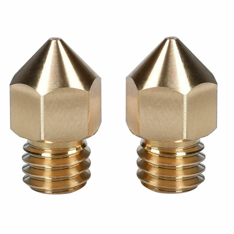 

0.4MM Swiss MK8 Brass Nozzle M6 Thread 1.75MM Filament for 3D Printers Hotend J-Head Cr10 Heat Block Ender3 Hotend