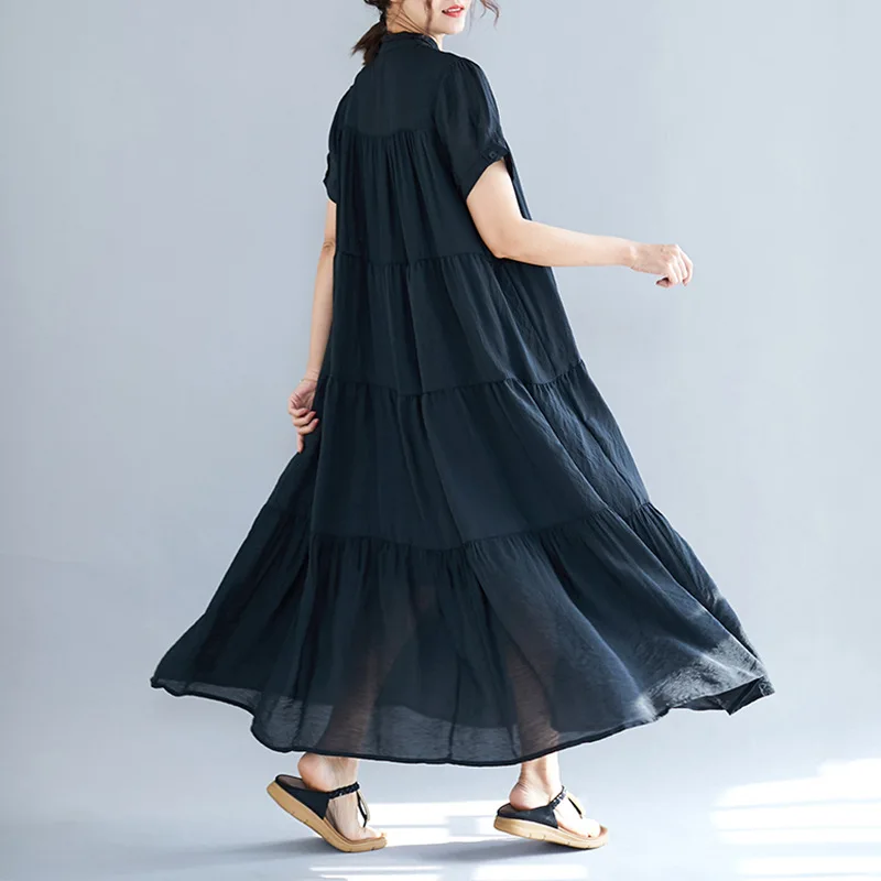 Женское платье с воротником стойкой однотонное повседневное длинное облегающее