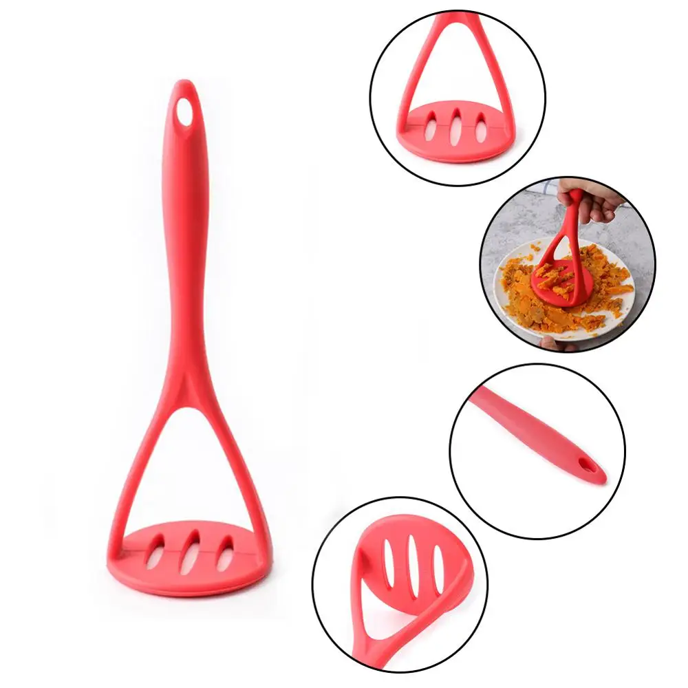 

Silicone Potato Masher Potato Press Crush Cooking Tool Kitchen Mashed Potatoes Crush Strap Pressure Tool Kitchen Accessories