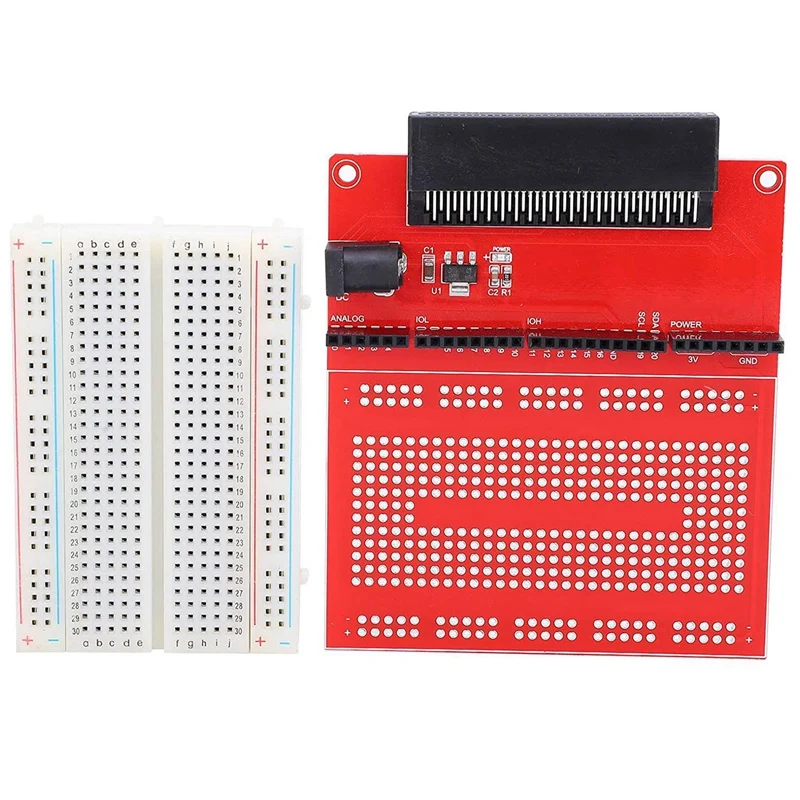 

The For Micro:Bit Prototype Expansion Board With Breadboard V2 Development Board Module Is Suitable For Programming Learning