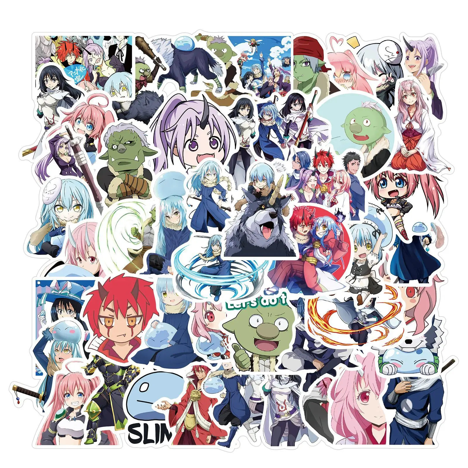 

10/30/50PCS Animation about My Reincarnation Into Shrem Graffiti Waterproof Sticker Suitcase NotebookRefrigeratorHelmetWholesale