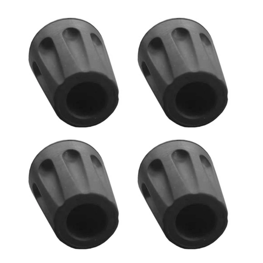 

4pcs/set Outdoor Nordic Walking Poles Protectors Hiking Pole Replacement Tips Adjustable Walking Stick Head Protector Tools