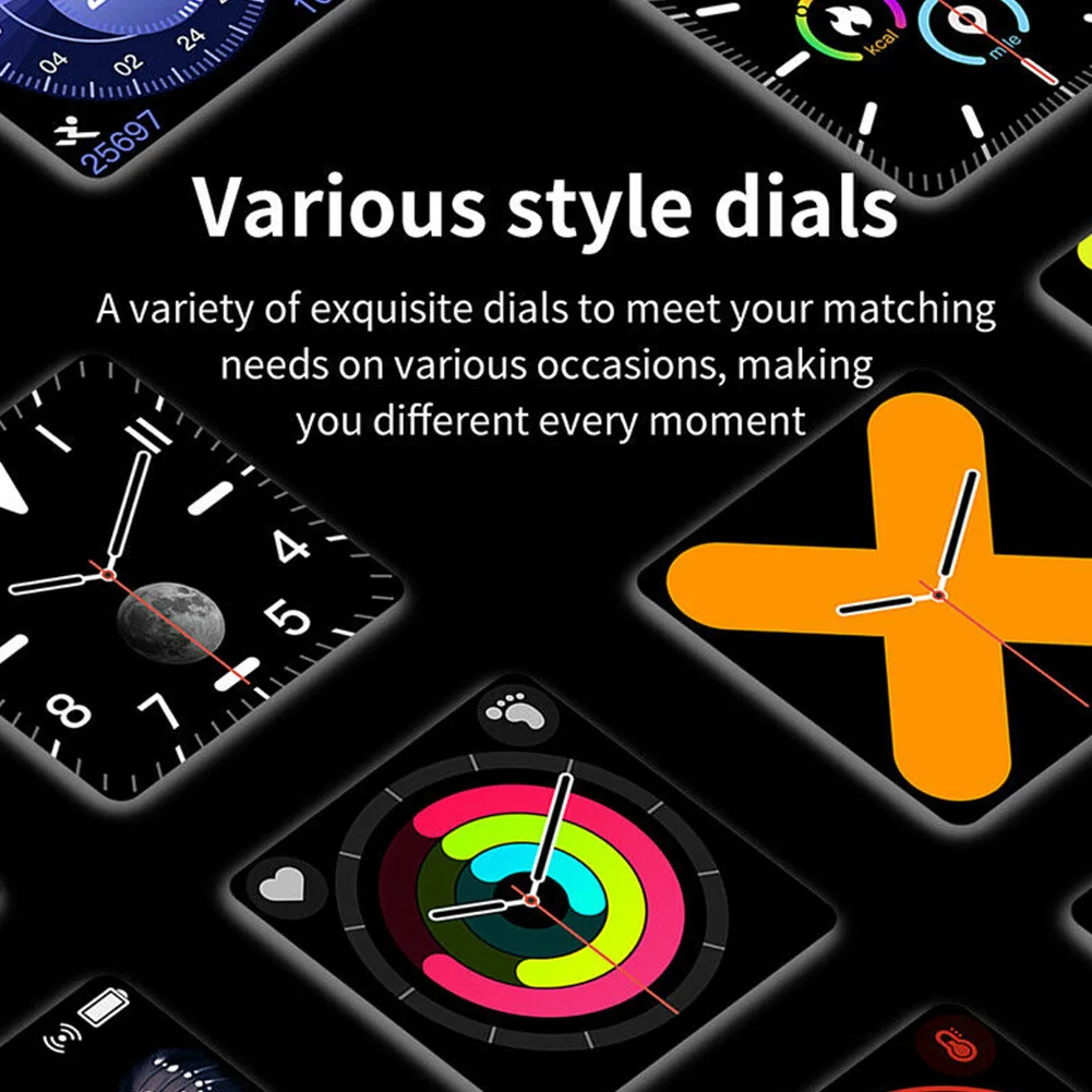 

X6 Smart Bracelet Bluetooth Voice Call Music Playback Heart Rate X7 1.54 Full Touch Sports Bracelet