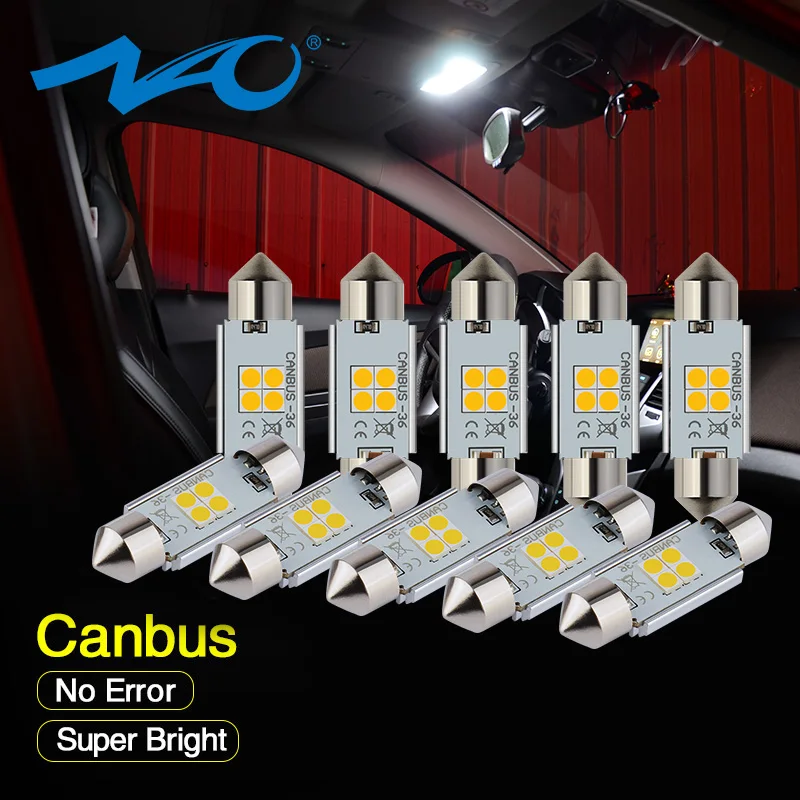 NAO 10x C5W CANBUS светодиодный 28 мм 31 C10W гирлянда 36 39 41 44 для e46 e60 e39 e36 f20 e90 x5 e70 e53