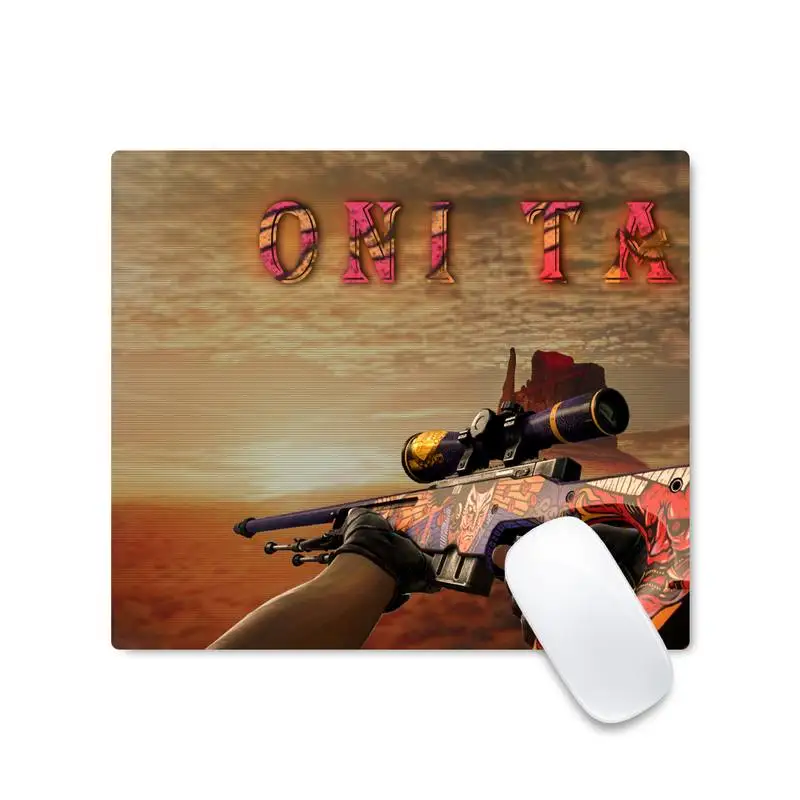 

cs go shooting Customized laptop Gaming mouse pad Non-slip Cushion Square Thickness 2mm