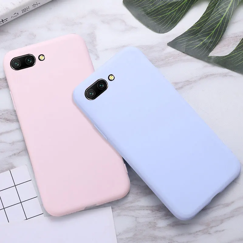 

Candy Color For Huawei honor 10 Case Shockproof Soft Silicone TPU Back Cover For Huawei honor 10 Phone Case Honor 10 Coque 100%