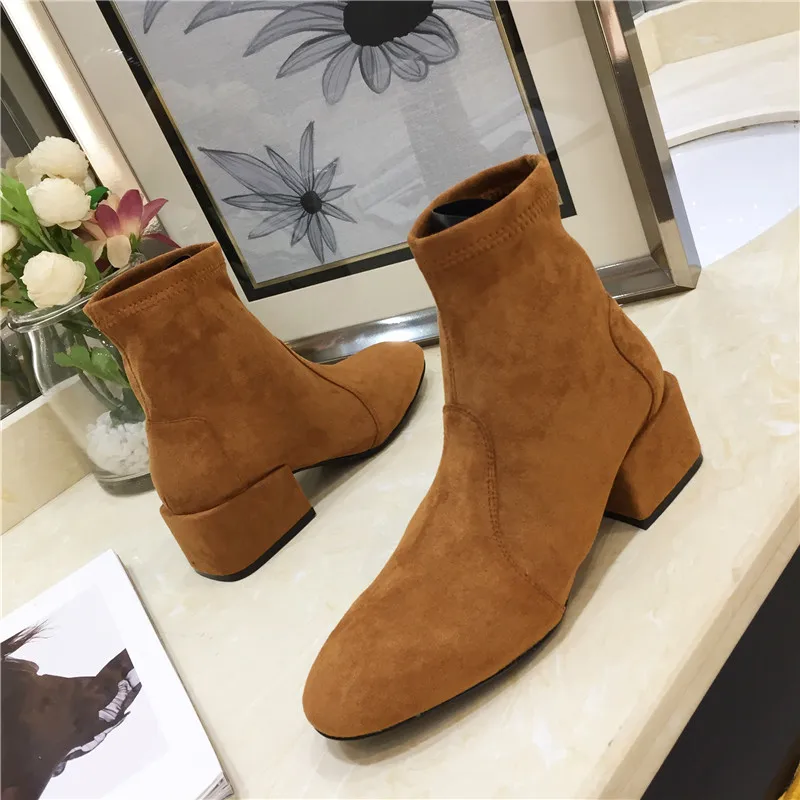 Ботильоны для женщин ботинки из натуральной кожи женская обувь высокое качество