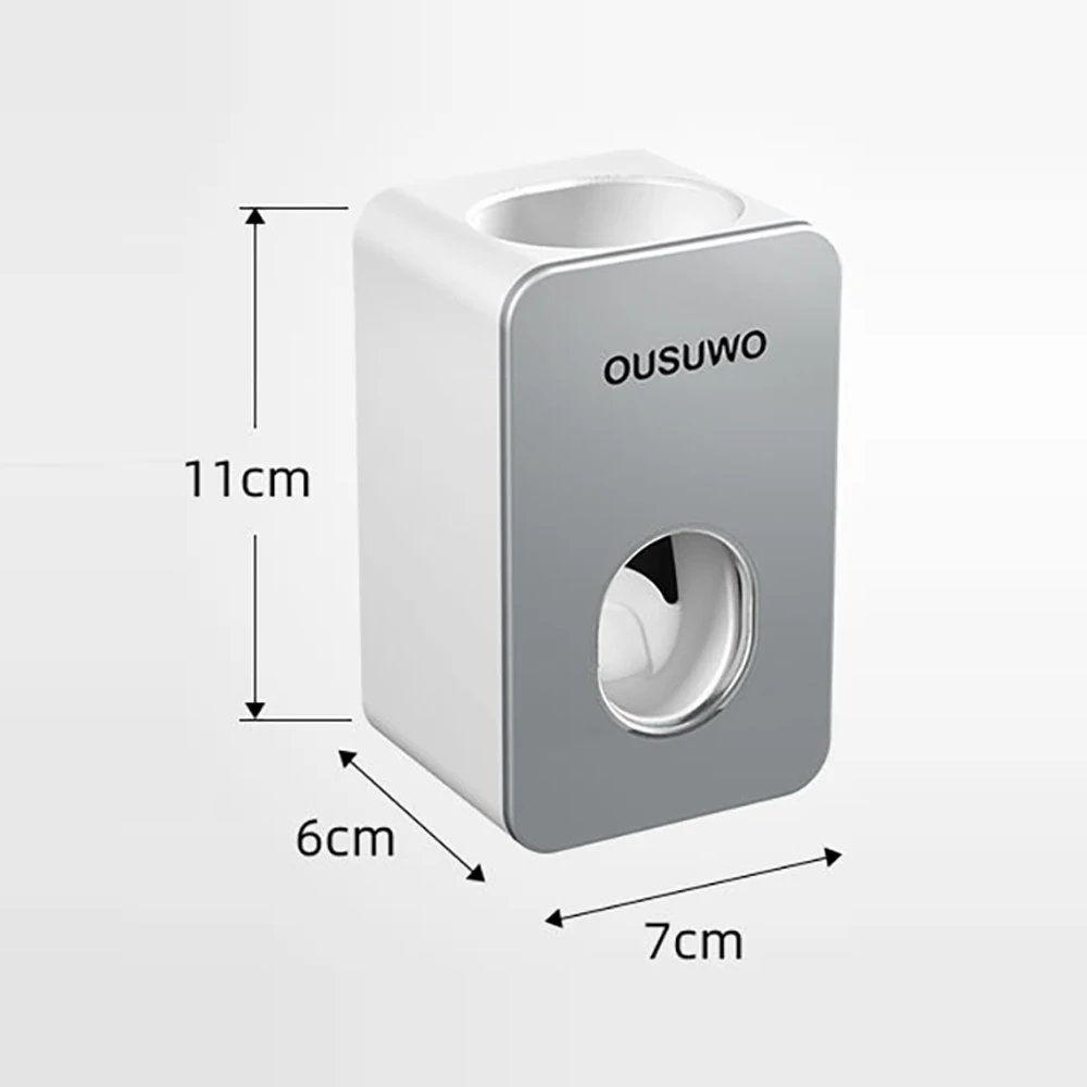 Настенный автоматический дозатор зубной пасты Пластиковый Дозатор пылезащитный